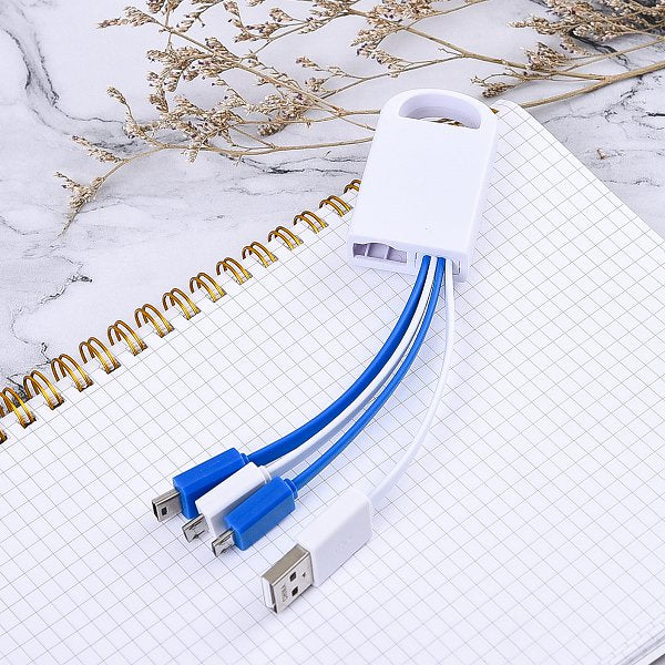 鑰匙扣USB-四合一USB數據線集線器