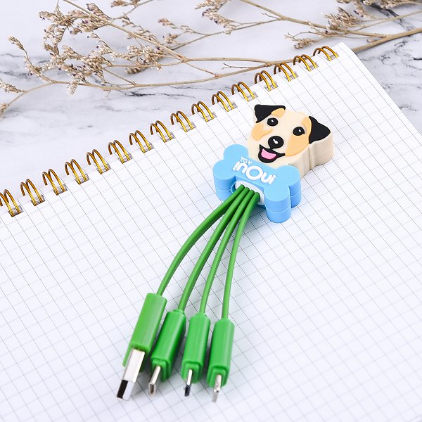 鑰匙扣USB-四合一USB數據線集線器