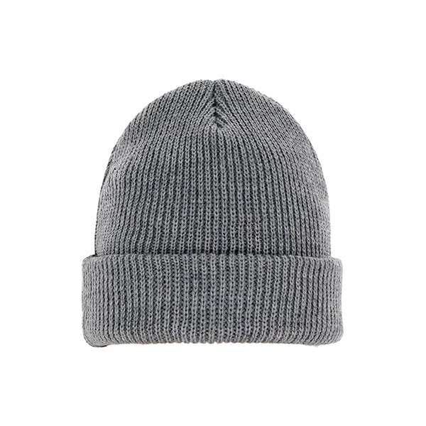 針織豆豆帽-麂皮绒徽標