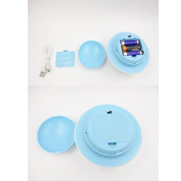 彩色魔菇造型拍拍燈-矽膠LED小夜燈