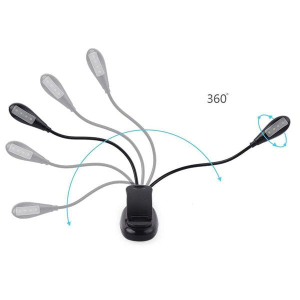 LED雙桿閱讀夾燈