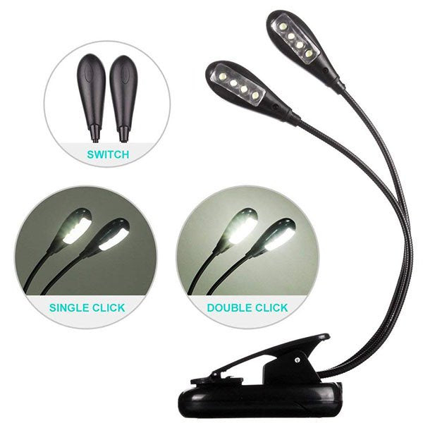 LED雙桿閱讀夾燈