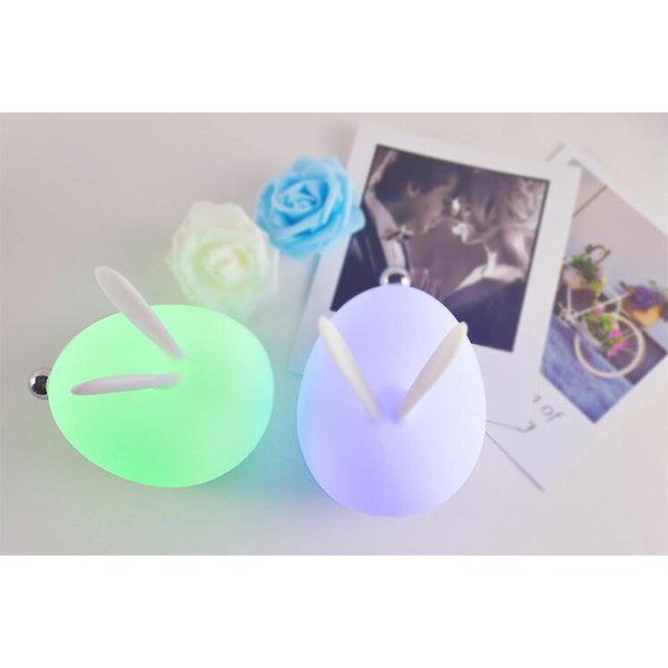 矽膠兔子造型小夜燈