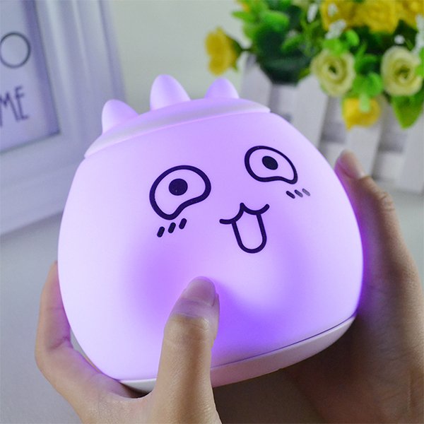 矽膠卡通魔鬼小夜燈