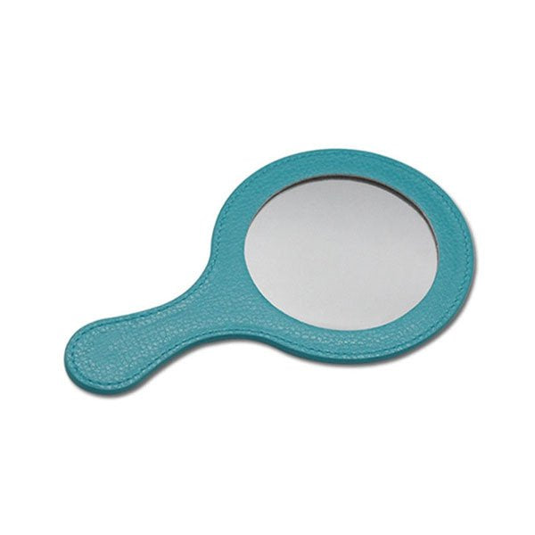 PU皮革手拿式化妝鏡