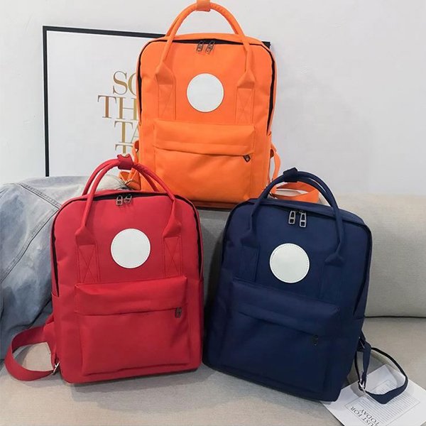 拉鍊後背包-帆布後背包