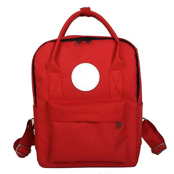 拉鍊後背包-帆布後背包