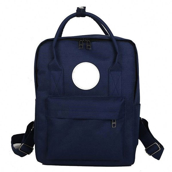 拉鍊後背包-帆布後背包