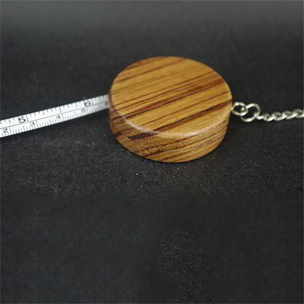 1M迷你木製捲尺鑰匙圈