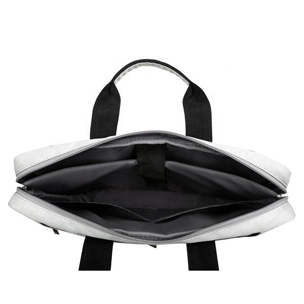 拉鍊式手提電腦包-尼龍多夾層筆電包