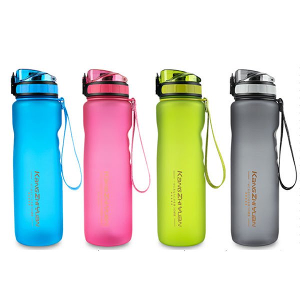 透明磨砂1000ml運動水壺