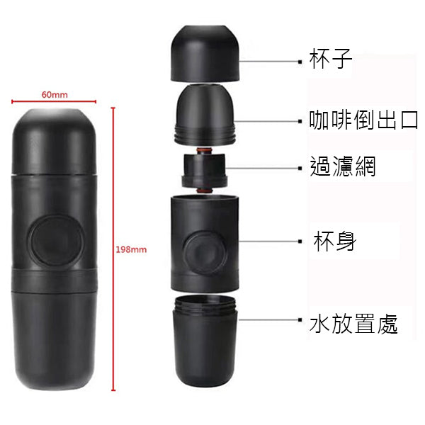 義式濃縮迷你咖啡機