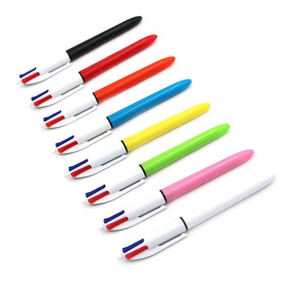 四色塑膠多色圓珠筆