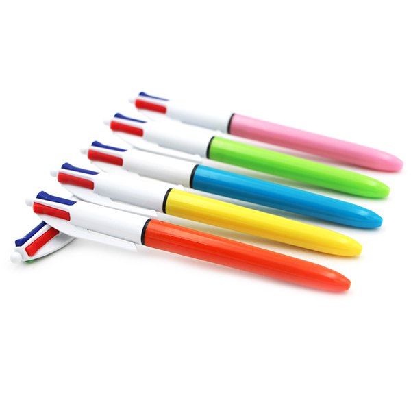 四色塑膠多色圓珠筆