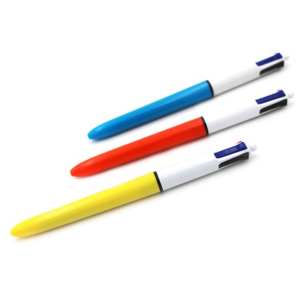 四色塑膠多色圓珠筆