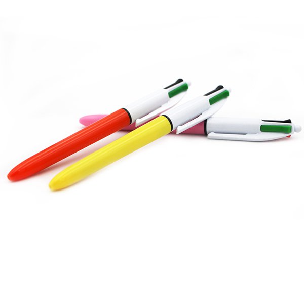 四色塑膠多色圓珠筆