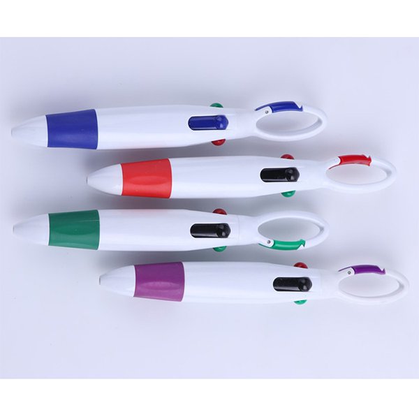 登山扣四色圓珠筆