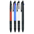 三色塑膠金屬色筆桿圓珠筆