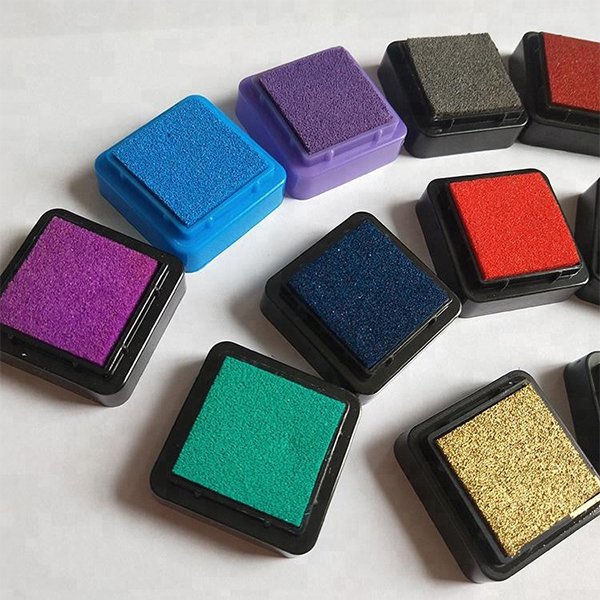 方形印台-塑膠印泥盒