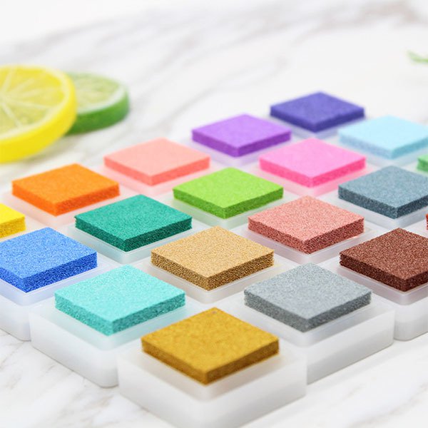 方形定製印台-塑膠印泥盒