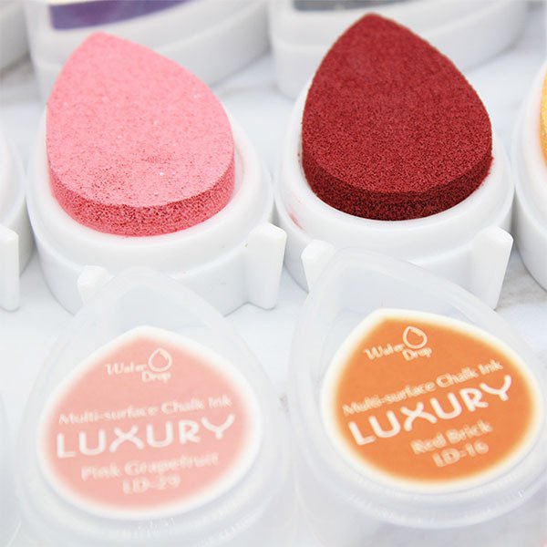 水滴造型印台-塑膠印泥盒