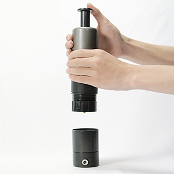 手動壓力不銹鋼咖啡隨行杯