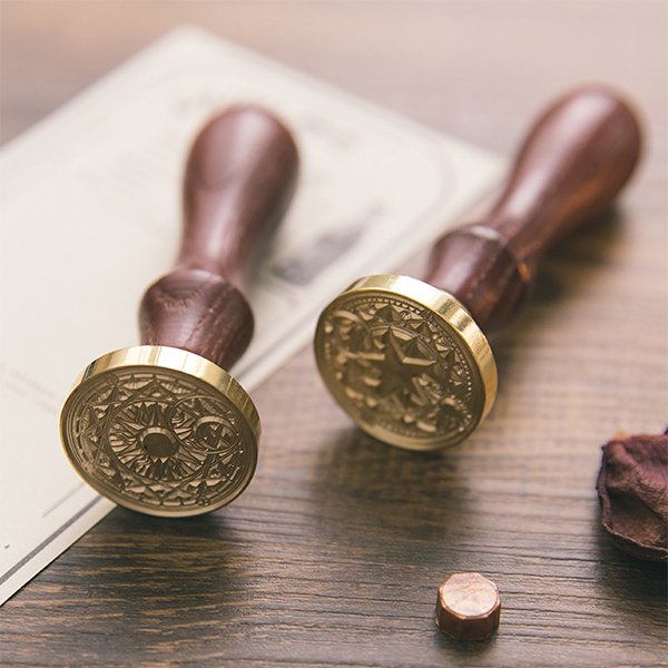 質感火漆印章-木製封蠟印章