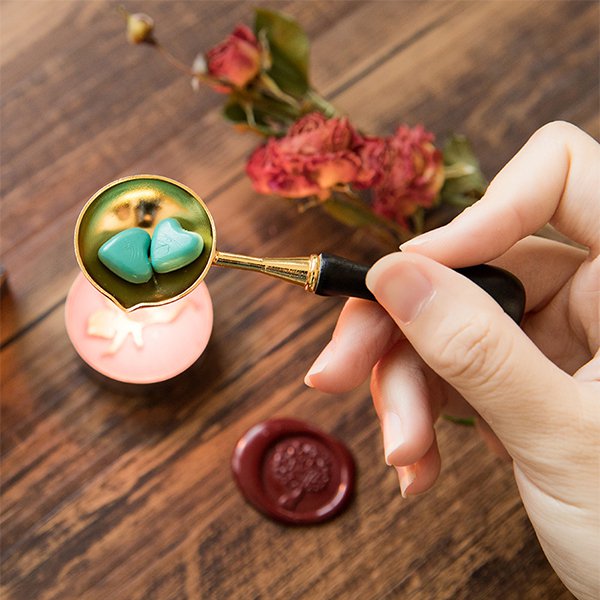 經典火漆印章禮盒-木製封蠟印章套組