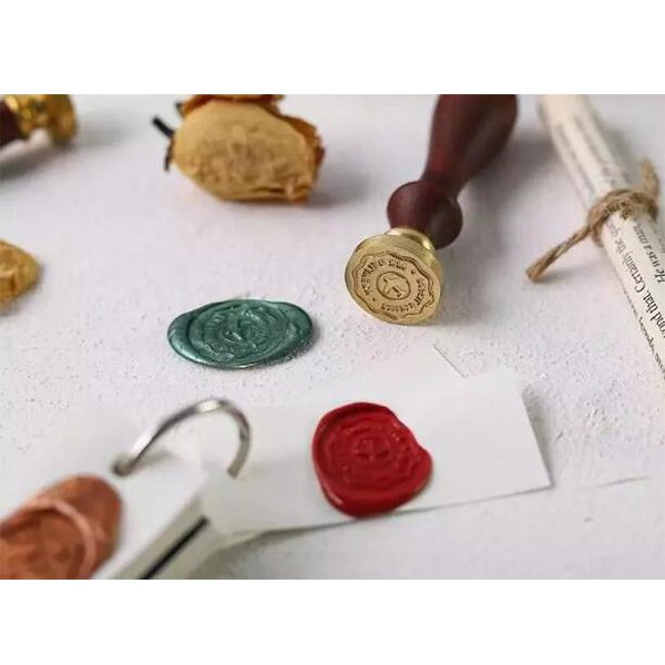 典雅火漆印章禮盒-木製封蠟印章套組