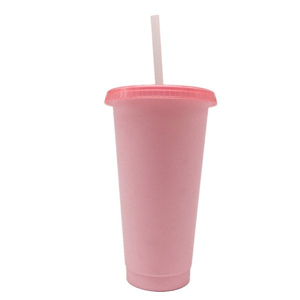 720ml塑膠吸管杯