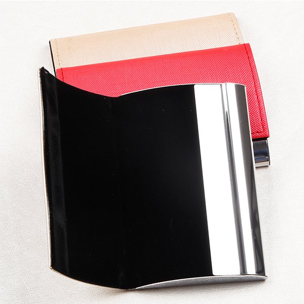 PU皮革金屬商務名片夾