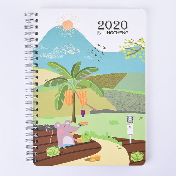 A5彩色冷燙印刷筆記本