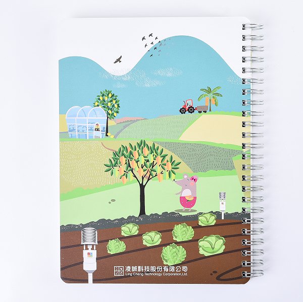 A5彩色冷燙印刷筆記本