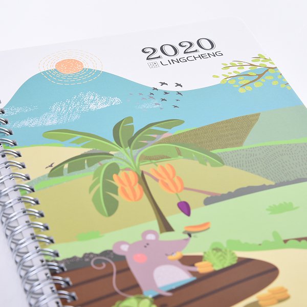 A5彩色冷燙印刷筆記本