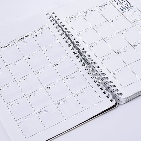 A5彩色冷燙印刷筆記本