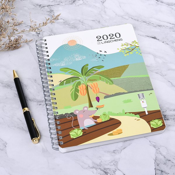 A5彩色冷燙印刷筆記本