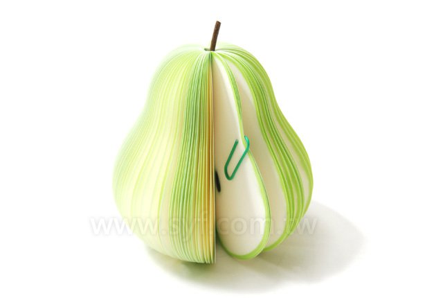 西洋梨造型便條紙