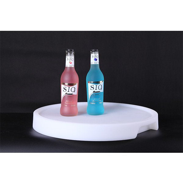 圓形塑膠托盤-LED內凹把手托盤