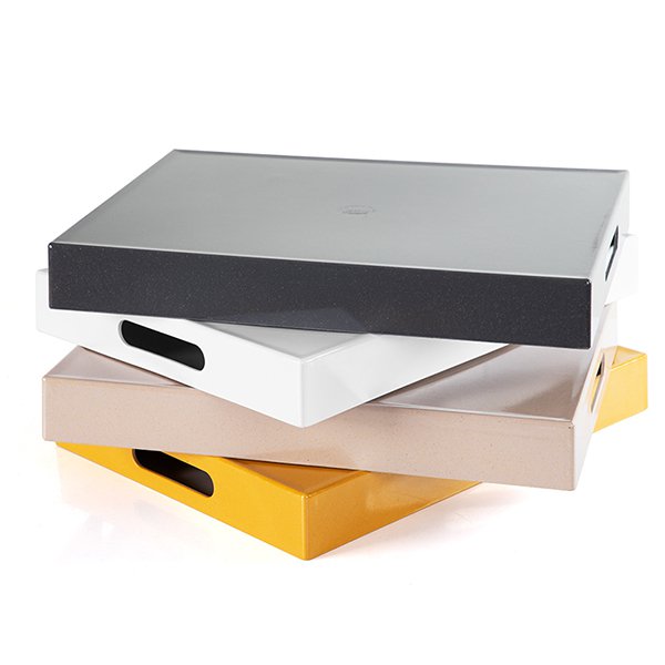 彩色樹脂托盤-穿洞把手托盤