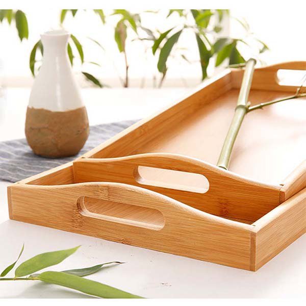 環保木製托盤-穿洞把手托盤