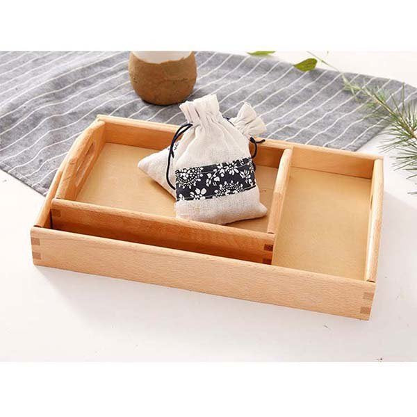 環保木製托盤-穿洞把手托盤