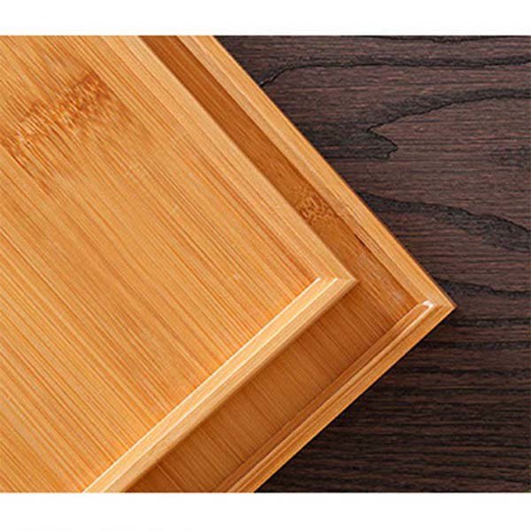 耐熱木製托盤-穿洞把手托盤