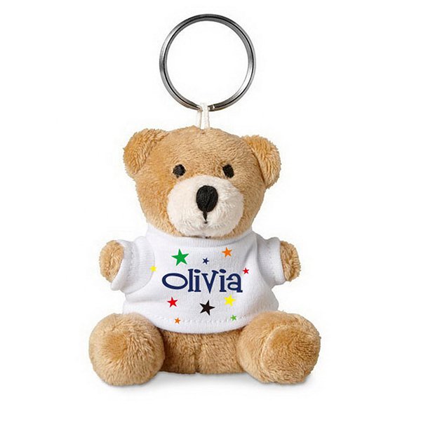 12cm泰迪熊鑰匙圈-圓鉤吊飾