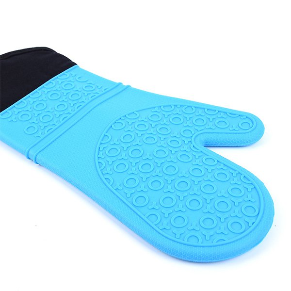 廚房超長矽膠隔熱手套