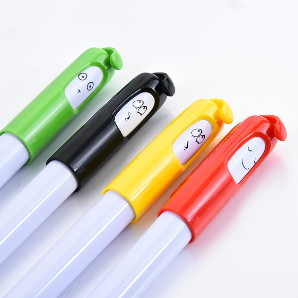 廣告筆-按壓式卡通表情筆