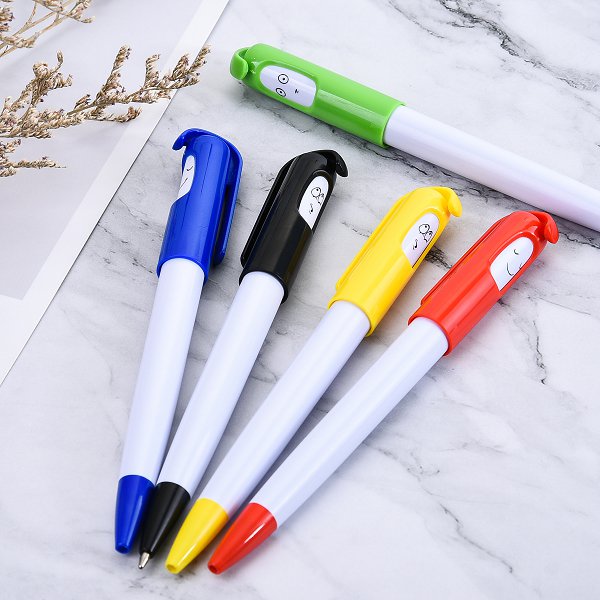 廣告筆-按壓式卡通表情筆
