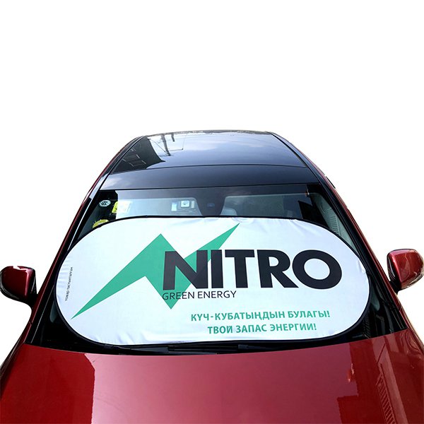 汽車前檔橢圓遮陽簾板