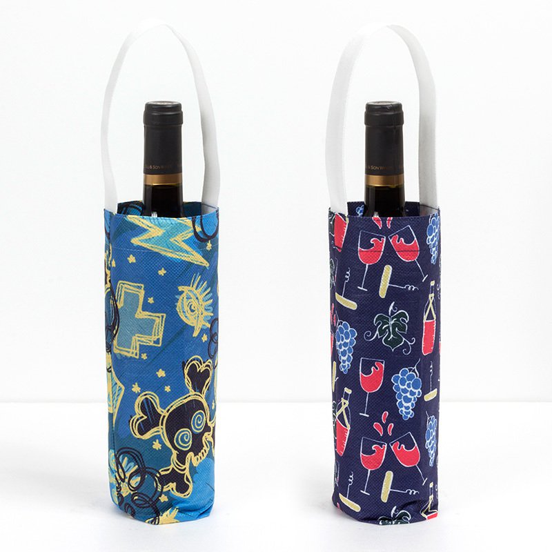 不織布紅酒袋-單瓶裝-全版全彩昇華