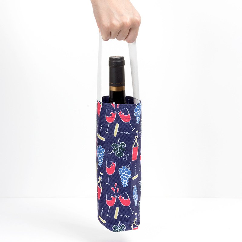 不織布紅酒袋-單瓶裝-全版全彩昇華