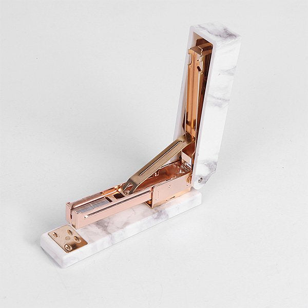 大理石紋塑膠釘書機